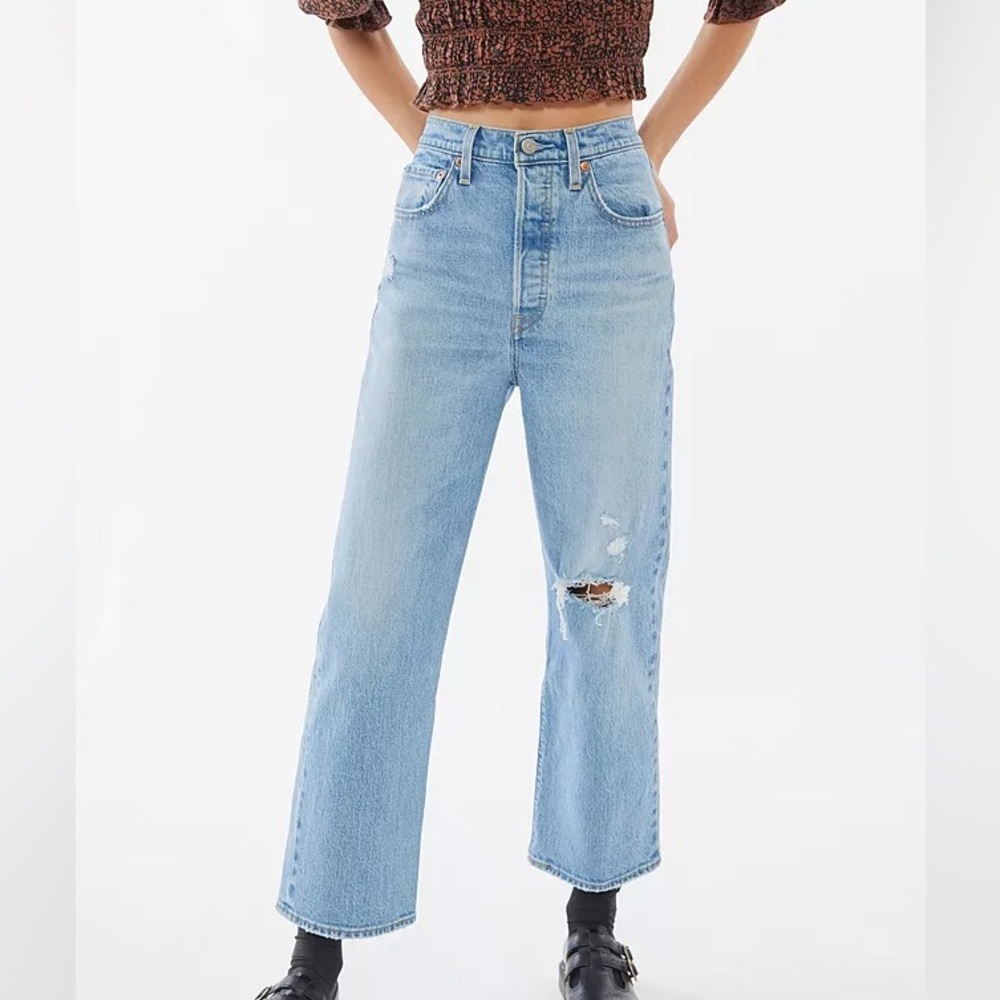Levi’s Ribcage Straight Ankle Jeans Blue / BRAND NEW WITH TAGS